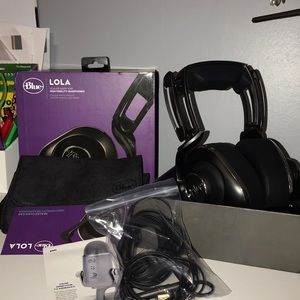 Blue Lola head phones